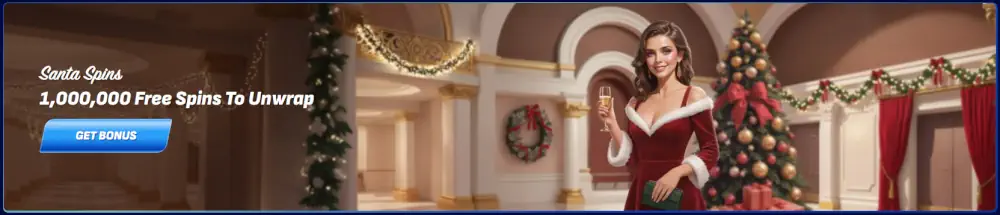Wonaco Santa Spins vánoční akce s obrovskou nabídkou volných zatočení
